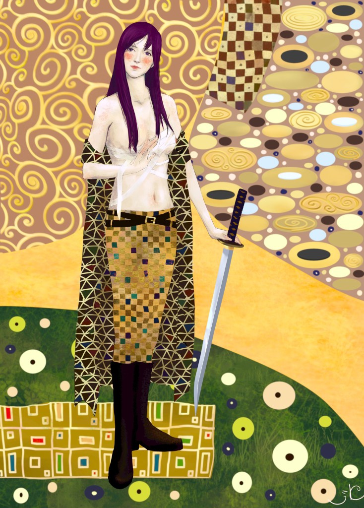 "Marya Morevna a la  Gustav Klimt" by Ksenija Kuzjaeva