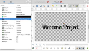 How to use custom font style in Synfig - Morevna Project