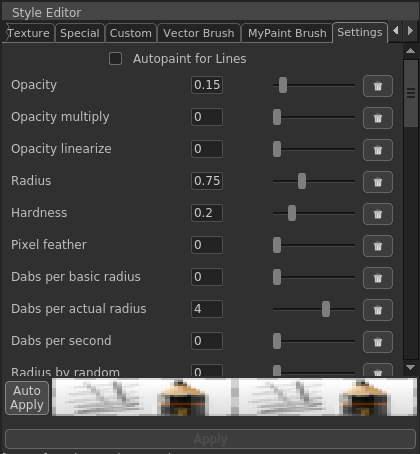 Palette Editor Panel - Synfig Animation Studio